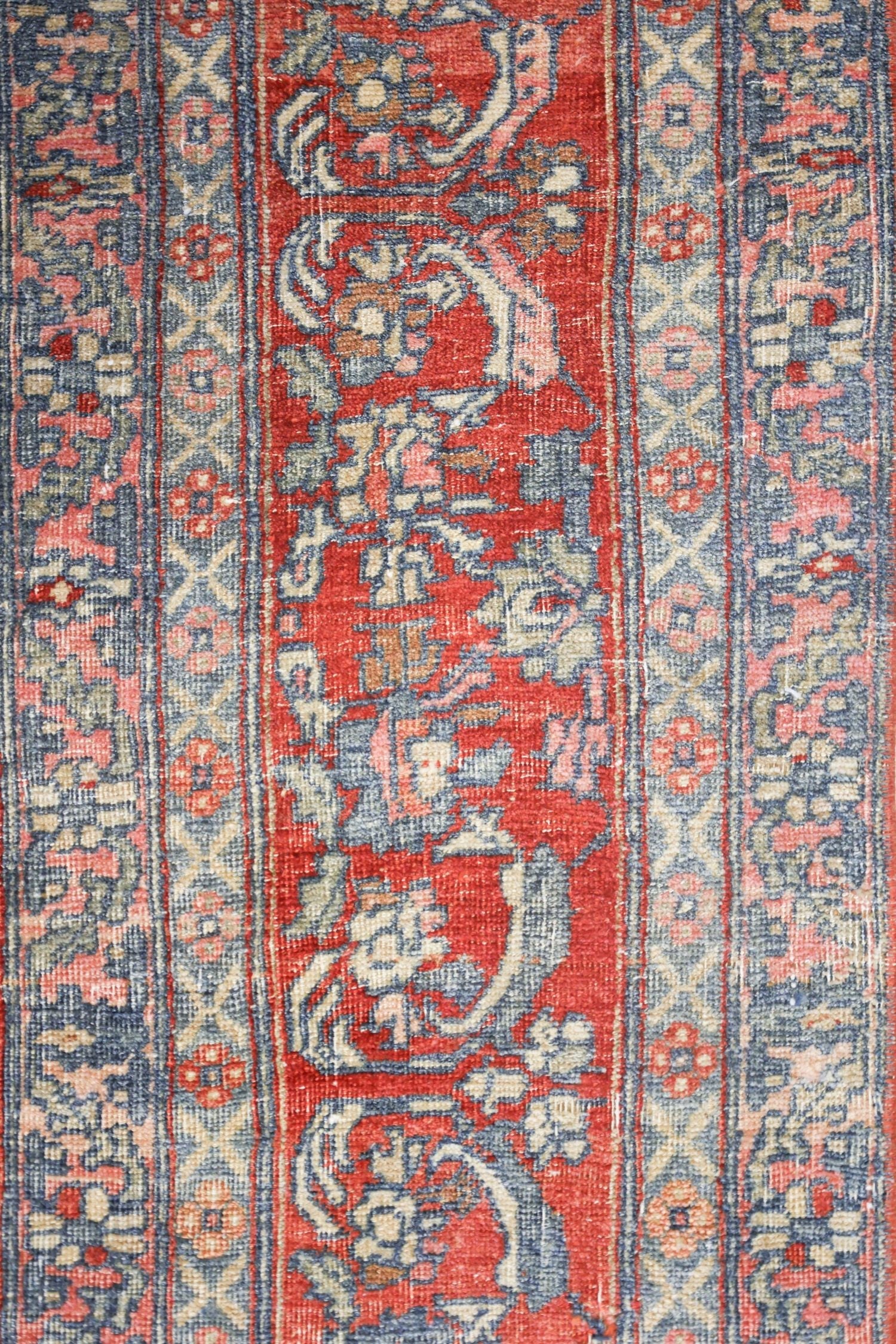 Vintage Bijar Handwoven Tribal Rug, J73222