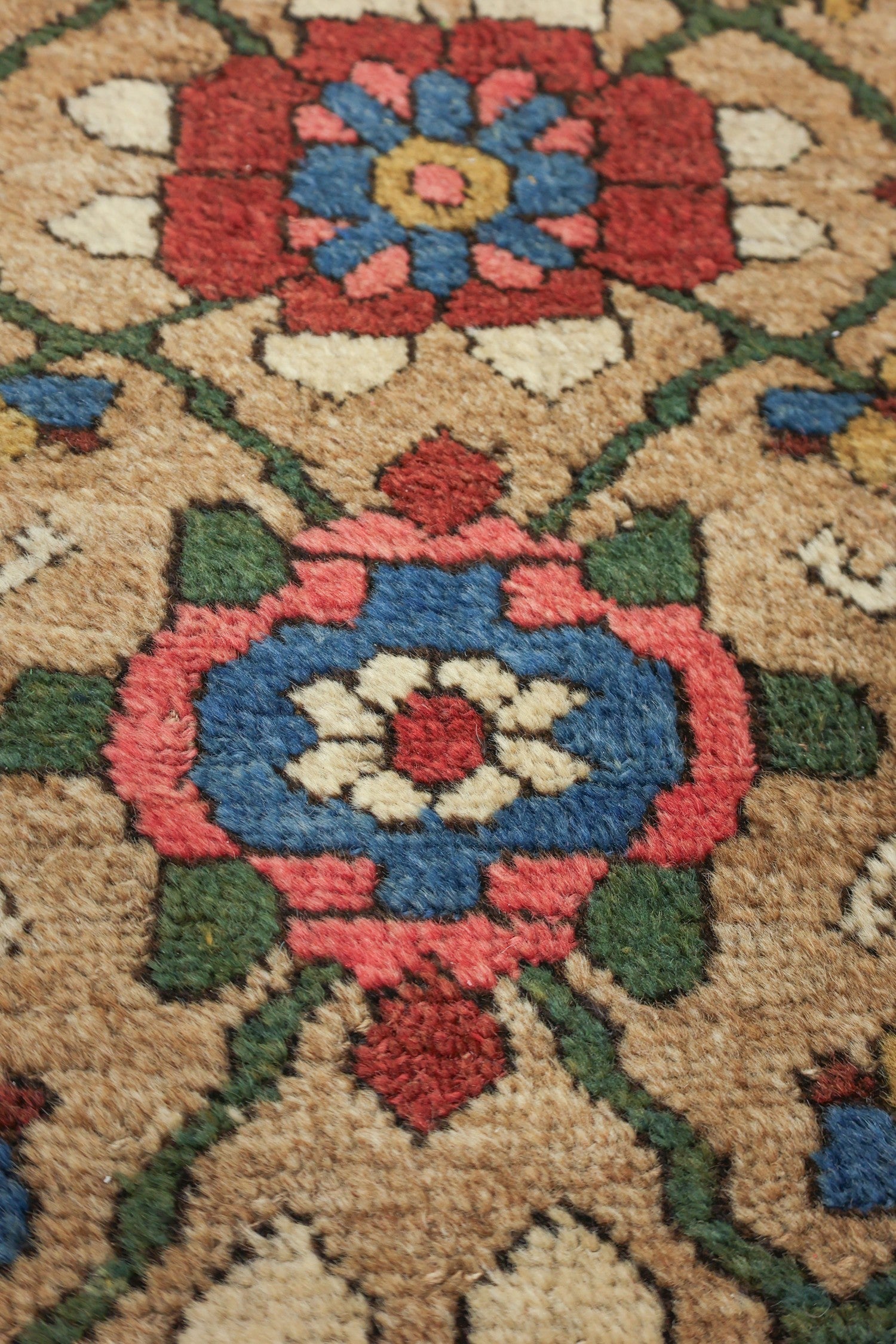 Vintage Bijar Handwoven Tribal Rug, J74270