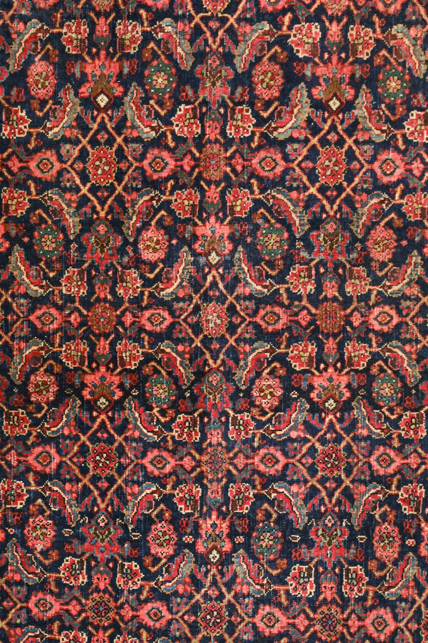 Antique Bijar Handwoven Tribal Rug, J76405