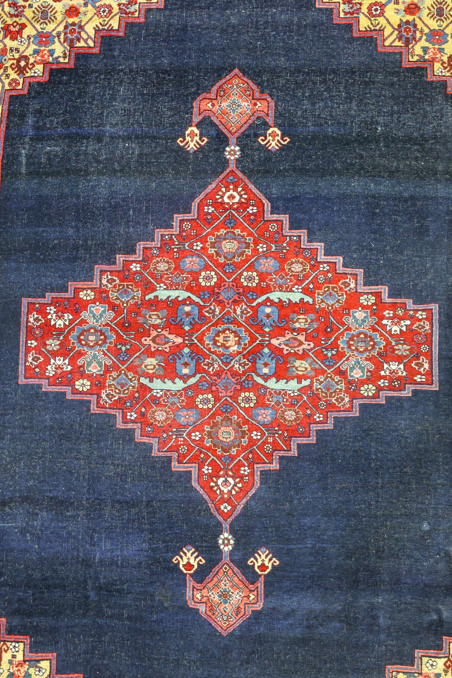 Antique Bijar Handwoven Tribal Rug, JF8732