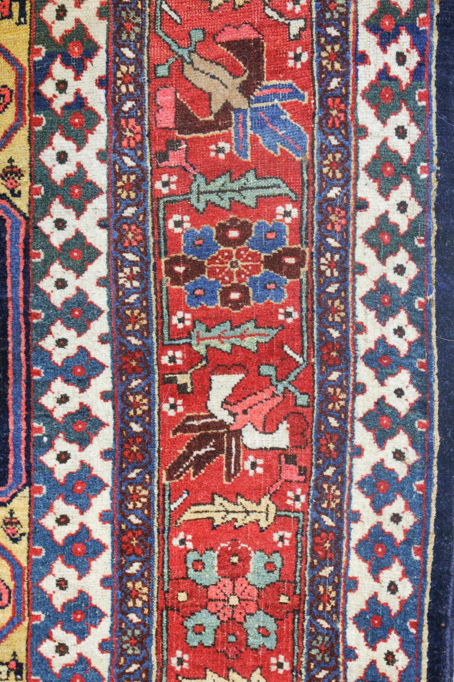 Antique Bijar Handwoven Tribal Rug, JF8732