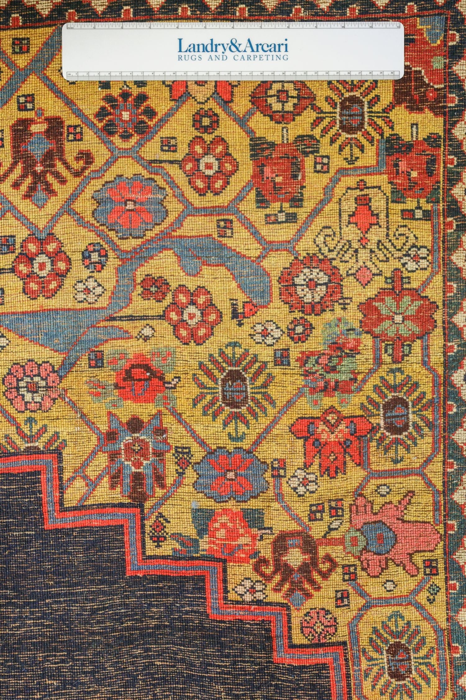 Antique Bijar Handwoven Tribal Rug, JF8732