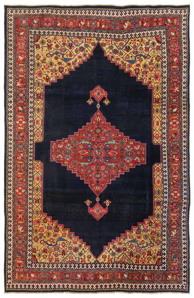 Antique Bijar Handwoven Tribal Rug