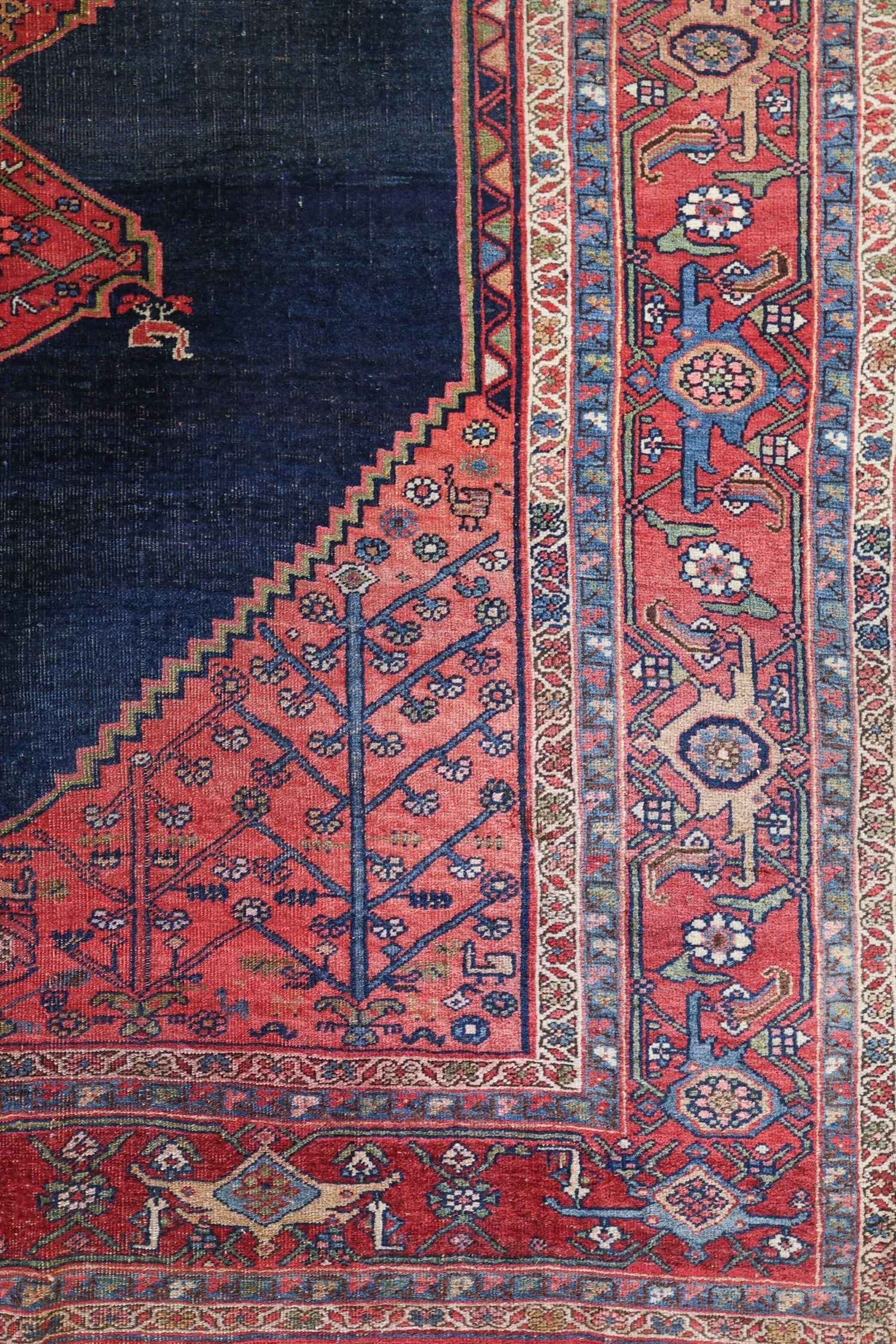 Antique Bijar Handwoven Tribal Rug, JF8737