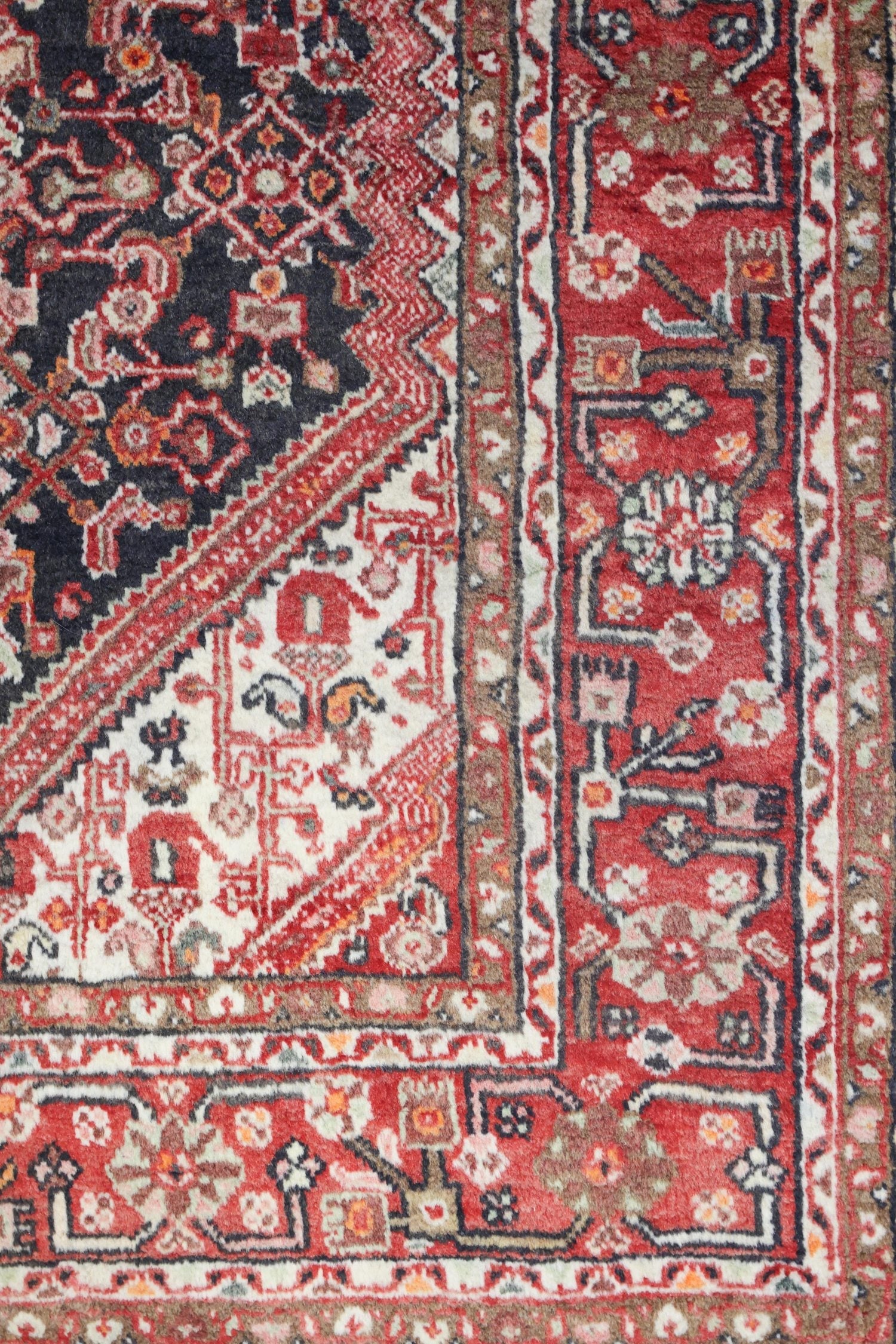 Vintage Birjand Handwoven Tribal Rug, J75040