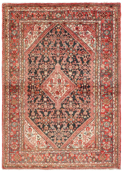 Vintage Birjand Handwoven Tribal Rug