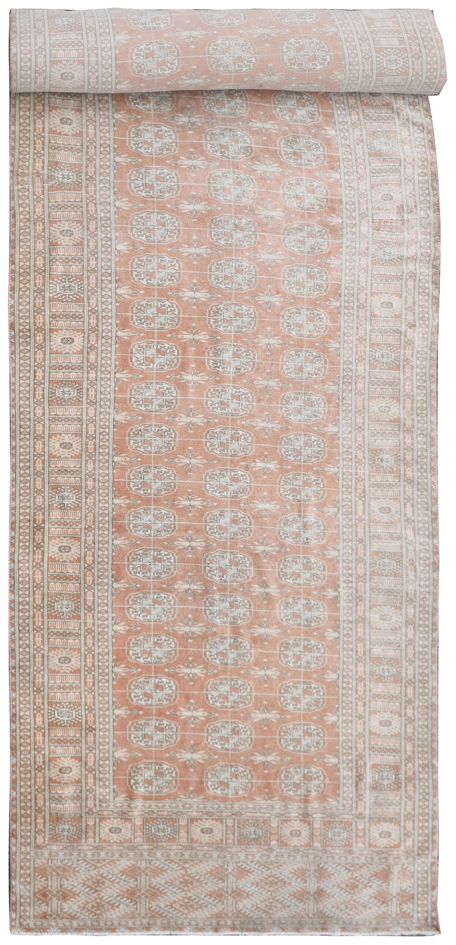 Vintage Bokhara Handwoven Tribal Rug