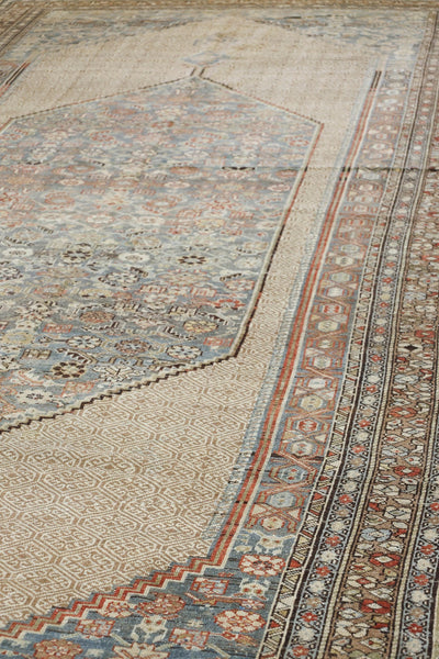 Antique Camel Hair Hamadan Handwoven Tribal Rug, J72696