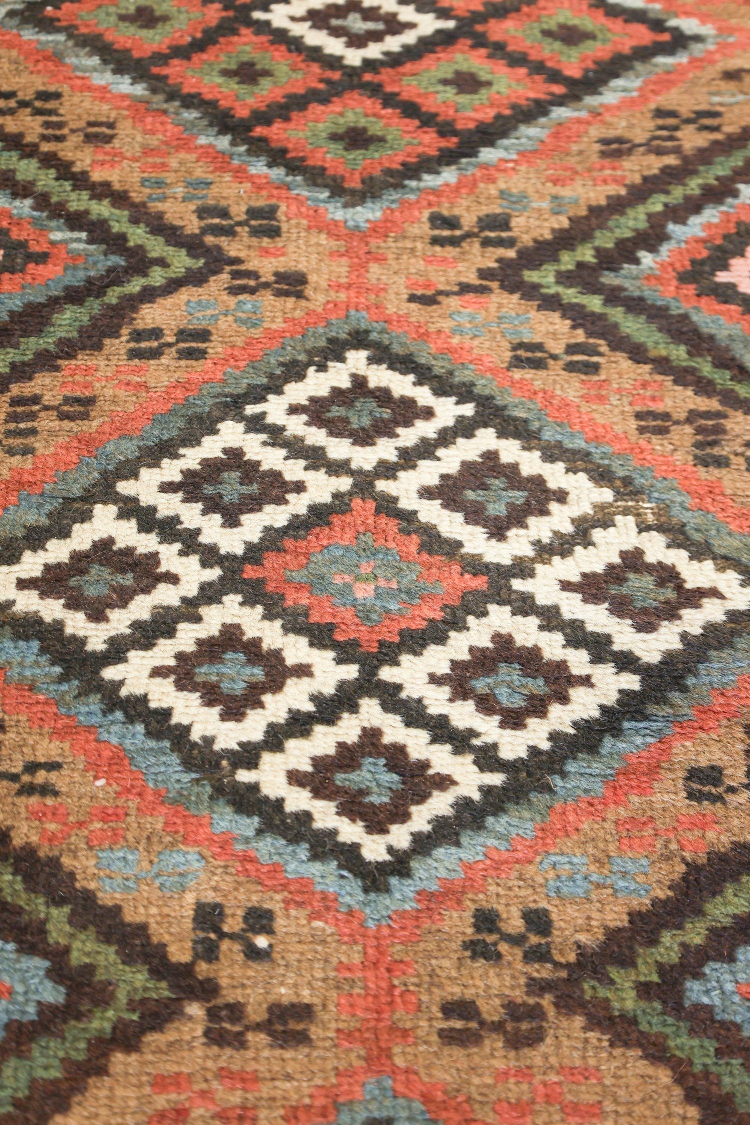 Antique Camel Hair Hamadan Handwoven Tribal Rug, J75399