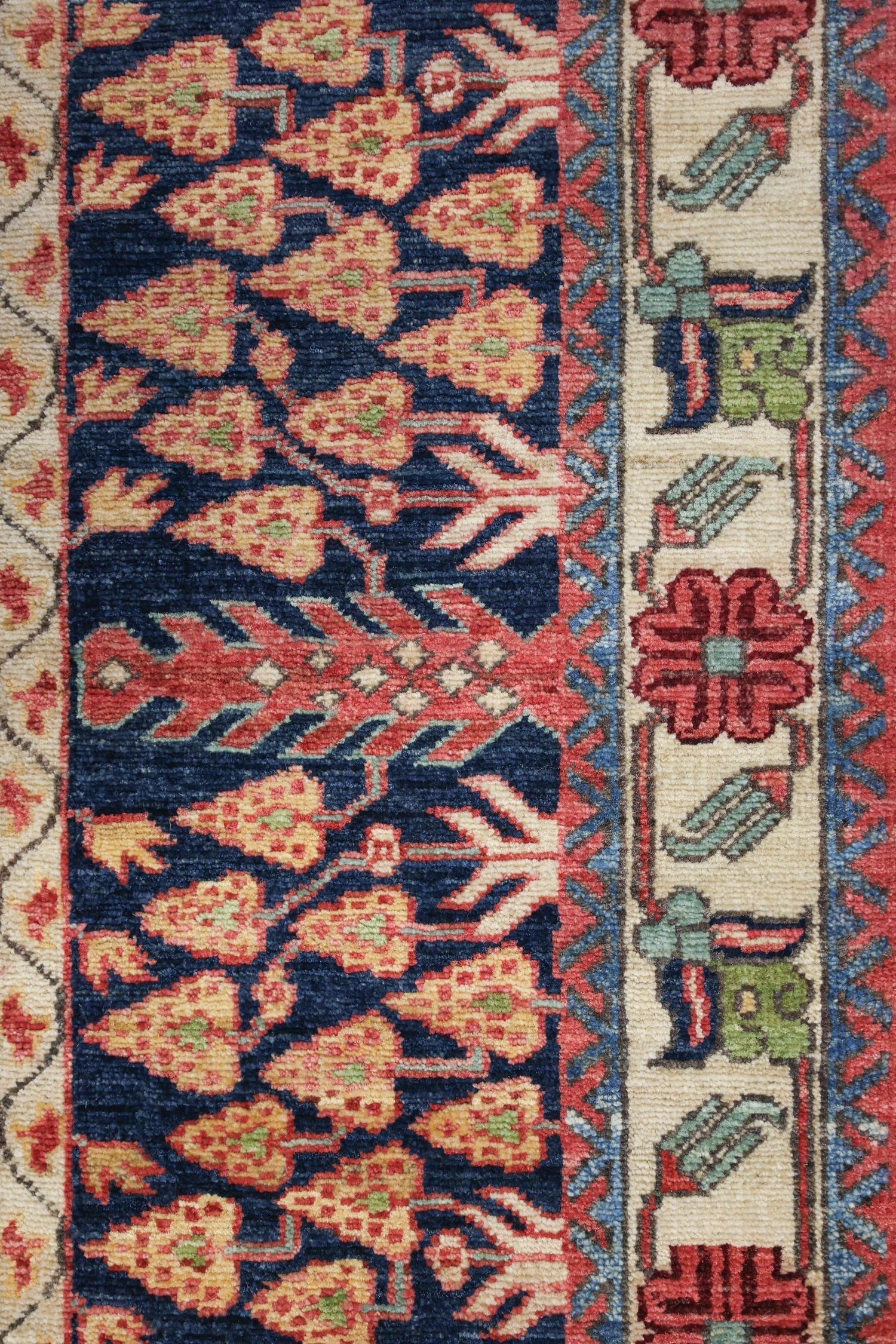 Classical Garden Handwoven Tribal Rug, J74903