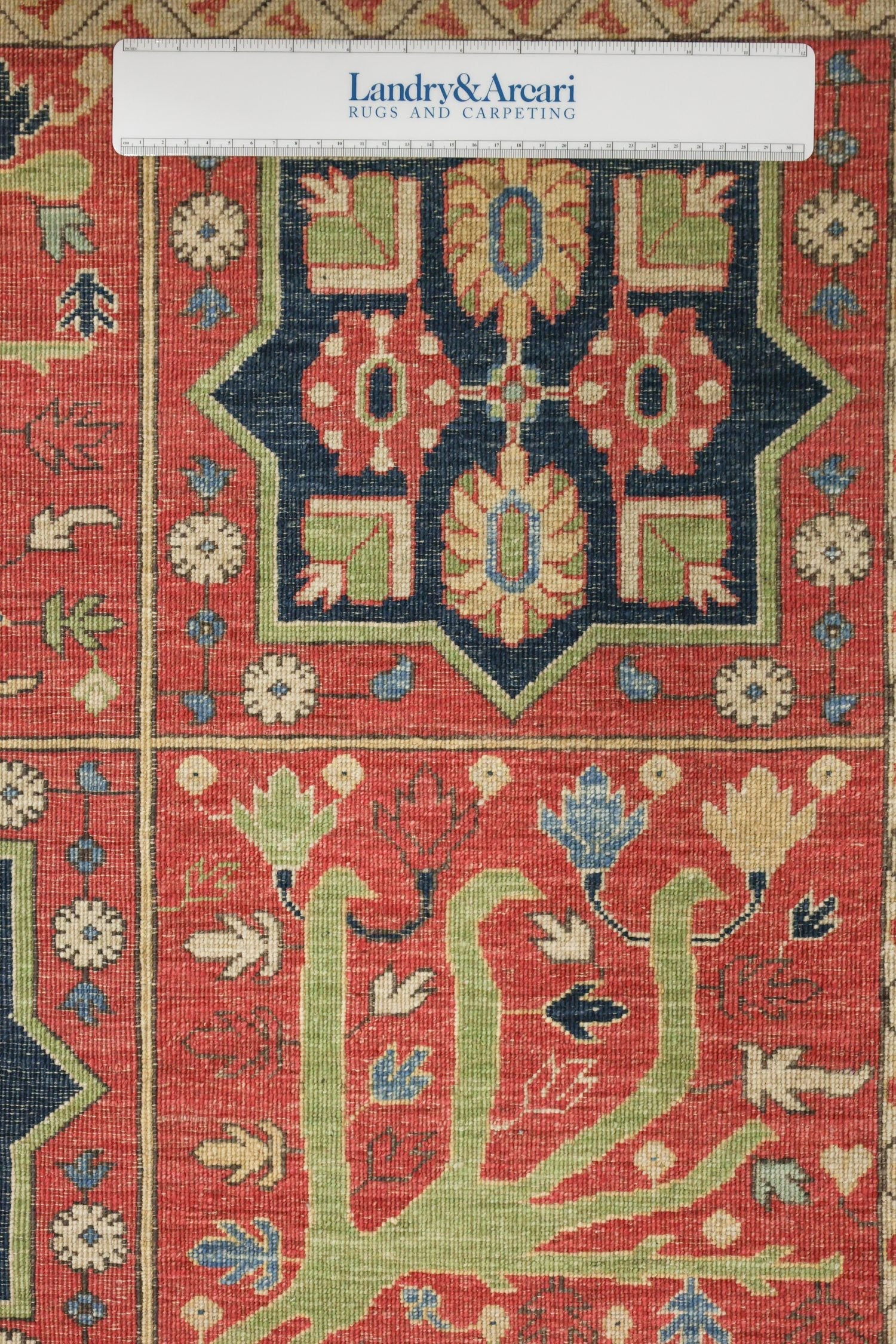 Classical Garden Handwoven Tribal Rug, J74903