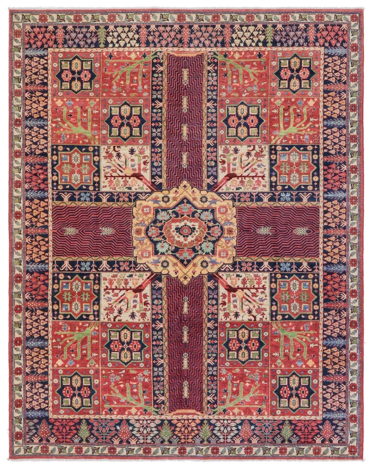 Classical Garden Handwoven Tribal Rug