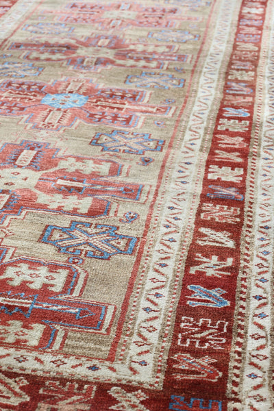 Antique Daghestan Handwoven Tribal Rug, J77796