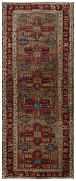 Antique Daghestan Handwoven Tribal Rug