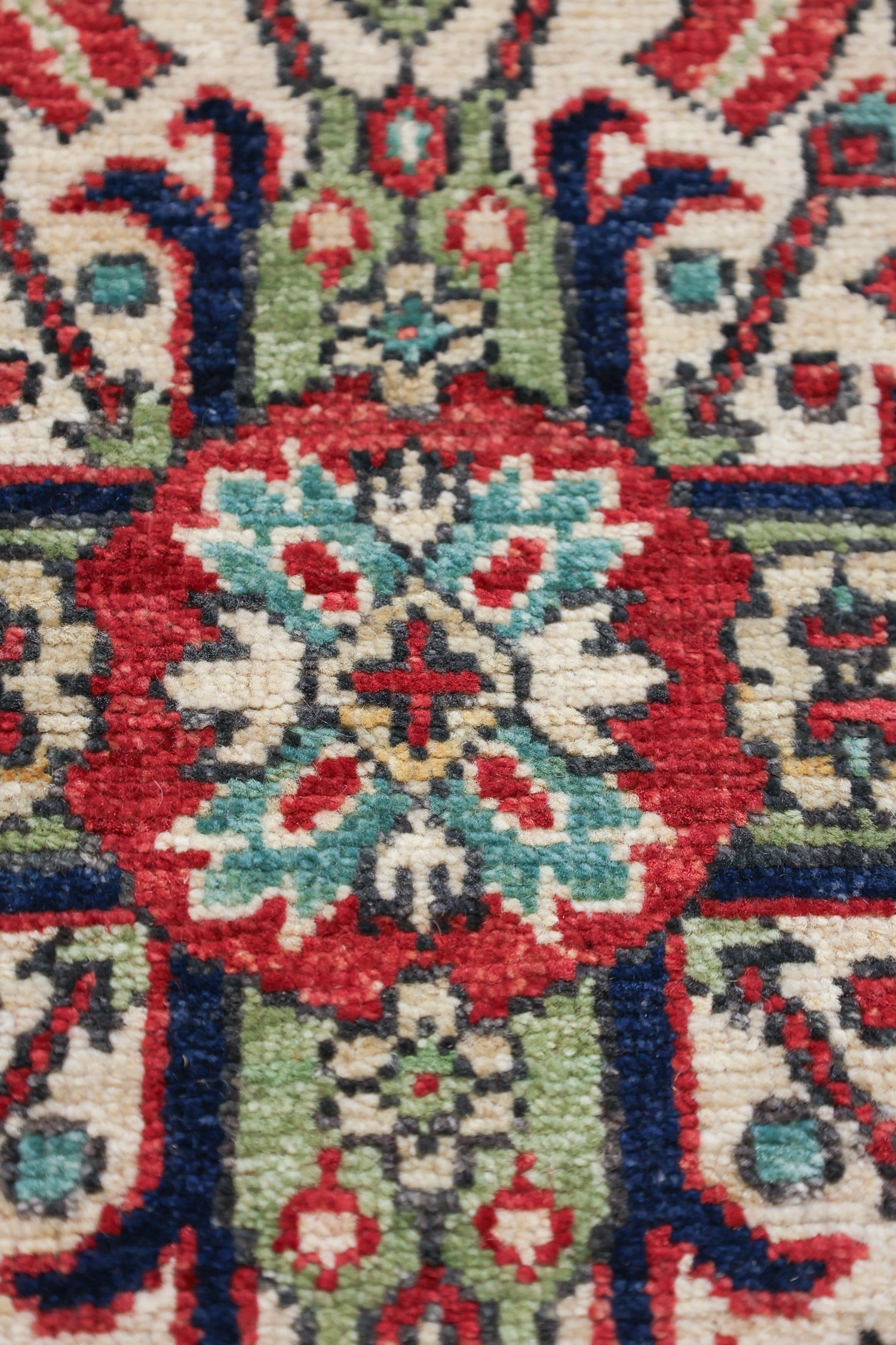 Antique Eagle Kazak Handwoven Tribal Rug, J74716