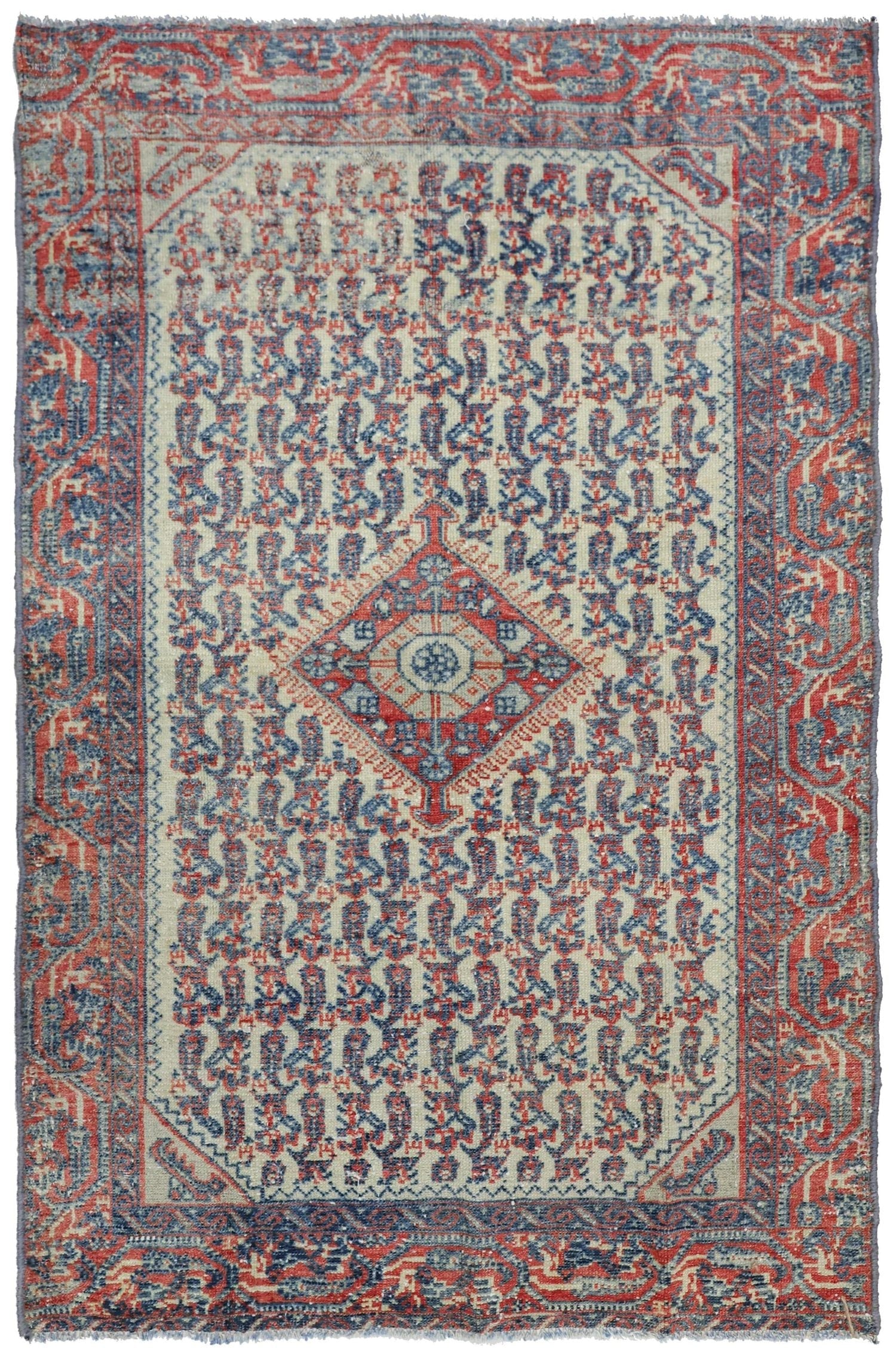 Vintage Engelis Handwoven Tribal Rug