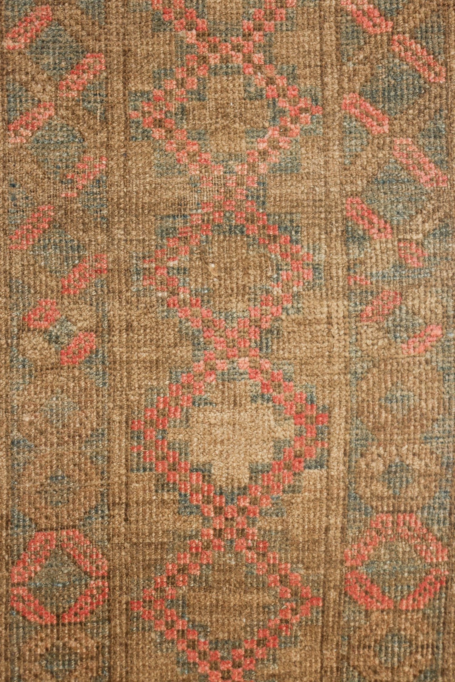 Vintage Ersari Handwoven Tribal Rug, J73170