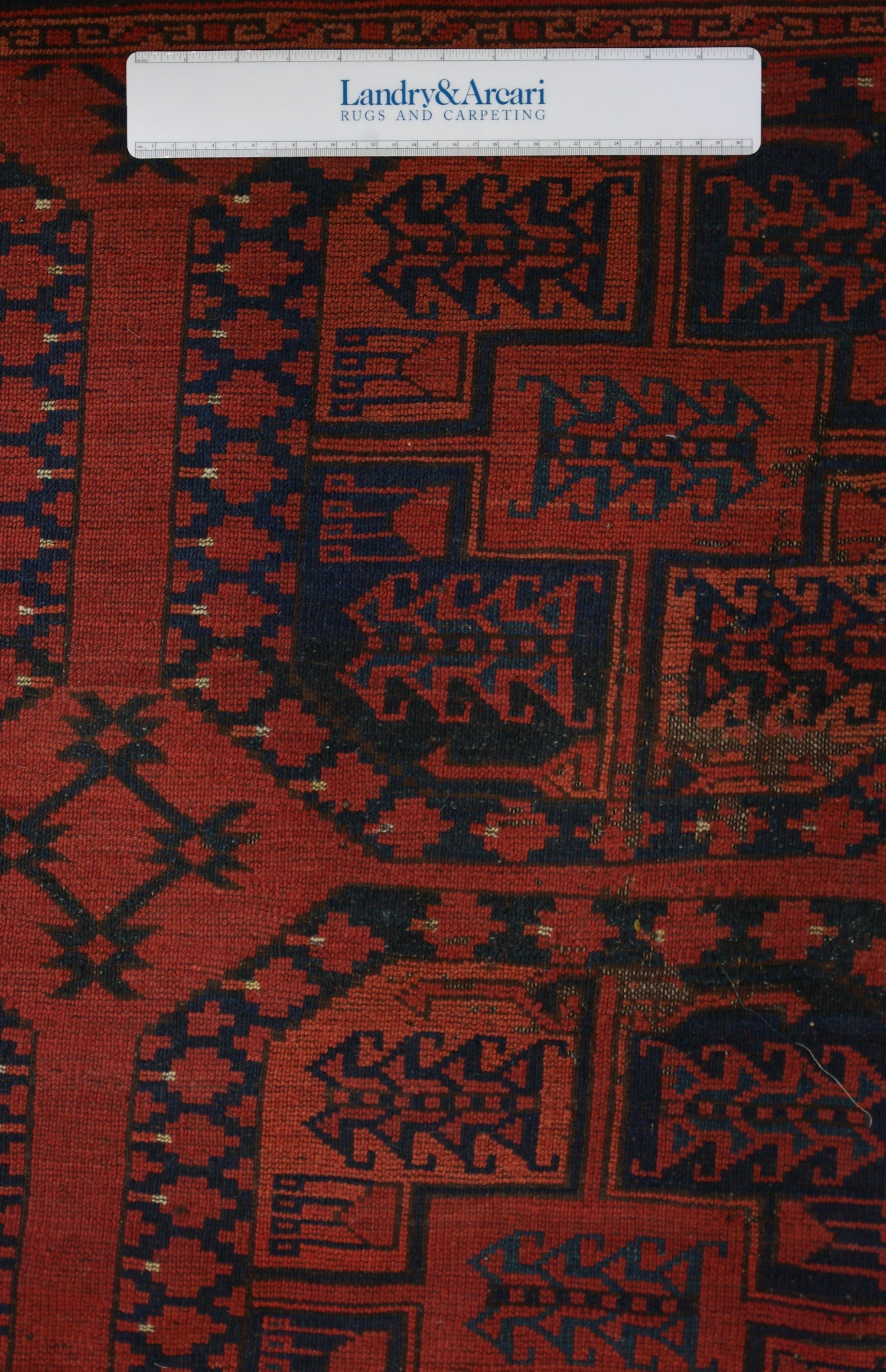 Vintage Ersari Handwoven Tribal Rug, J75390