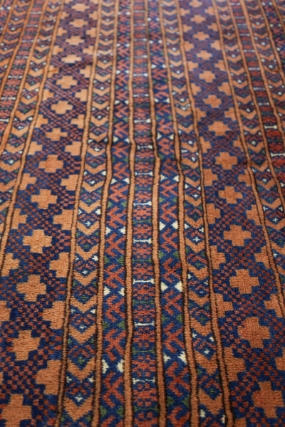 Ersari Fragment Handwoven Tribal Rug, J75412