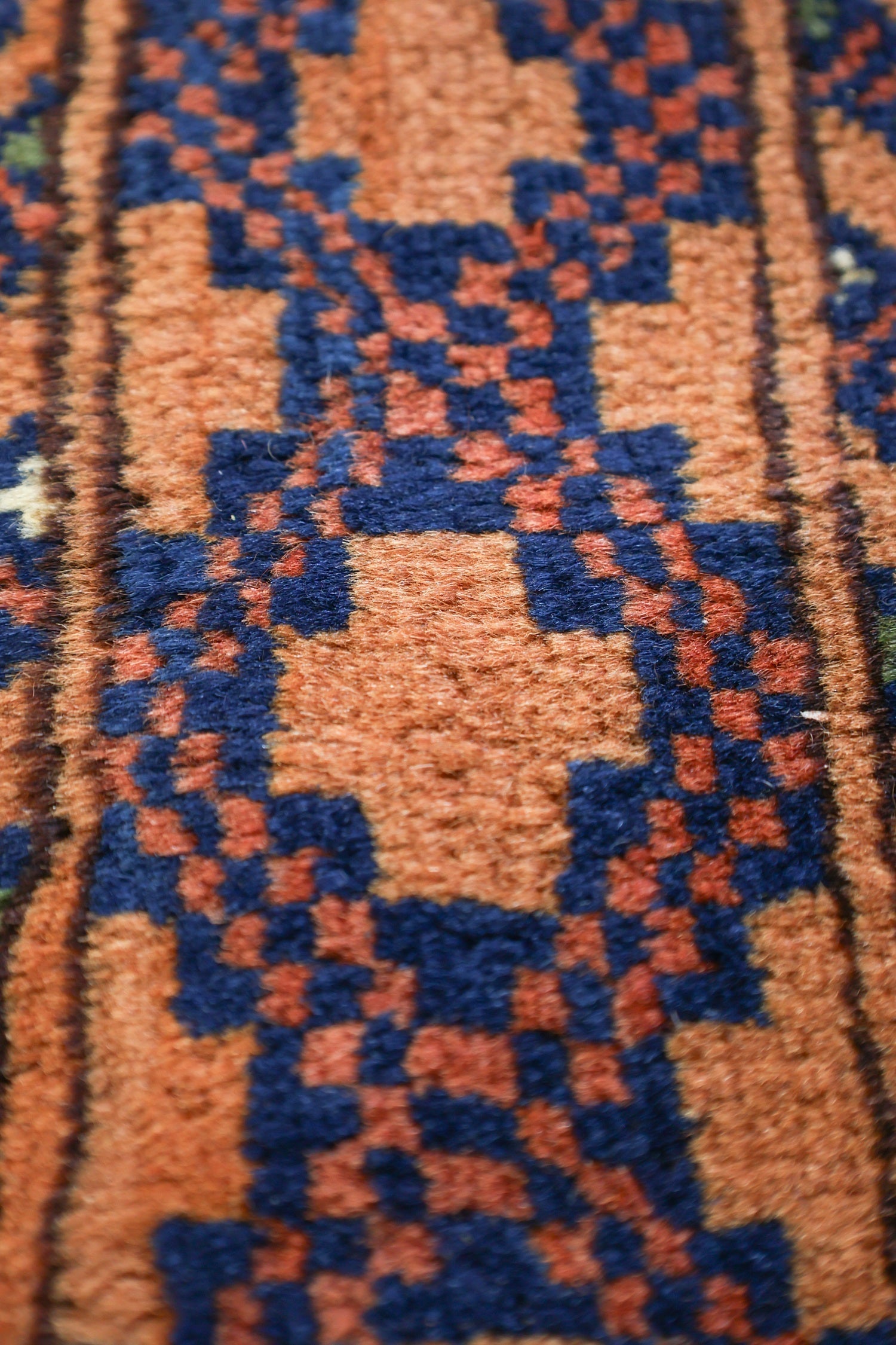 Ersari Fragment Handwoven Tribal Rug, J75412