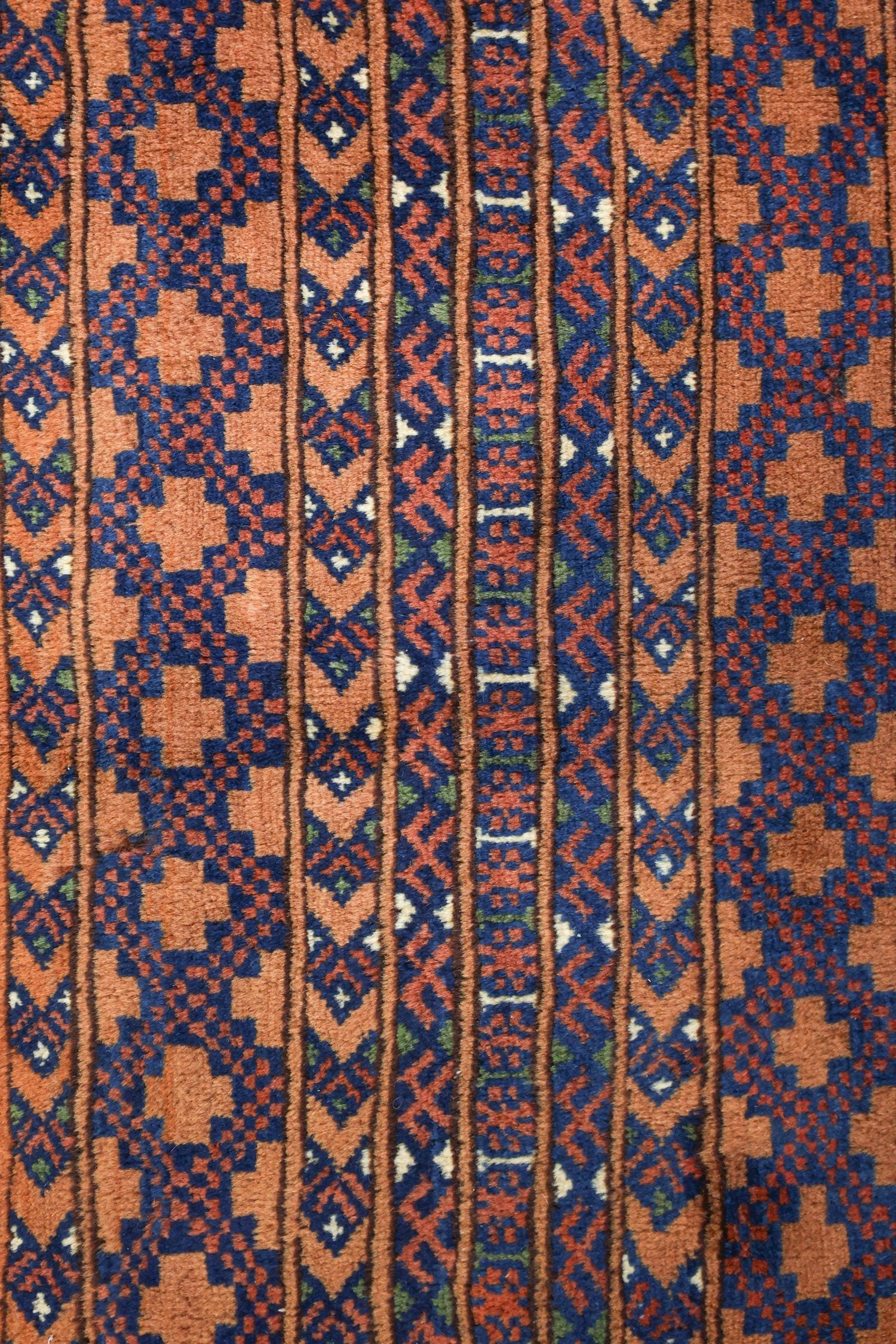 Ersari Fragment Handwoven Tribal Rug, J75412