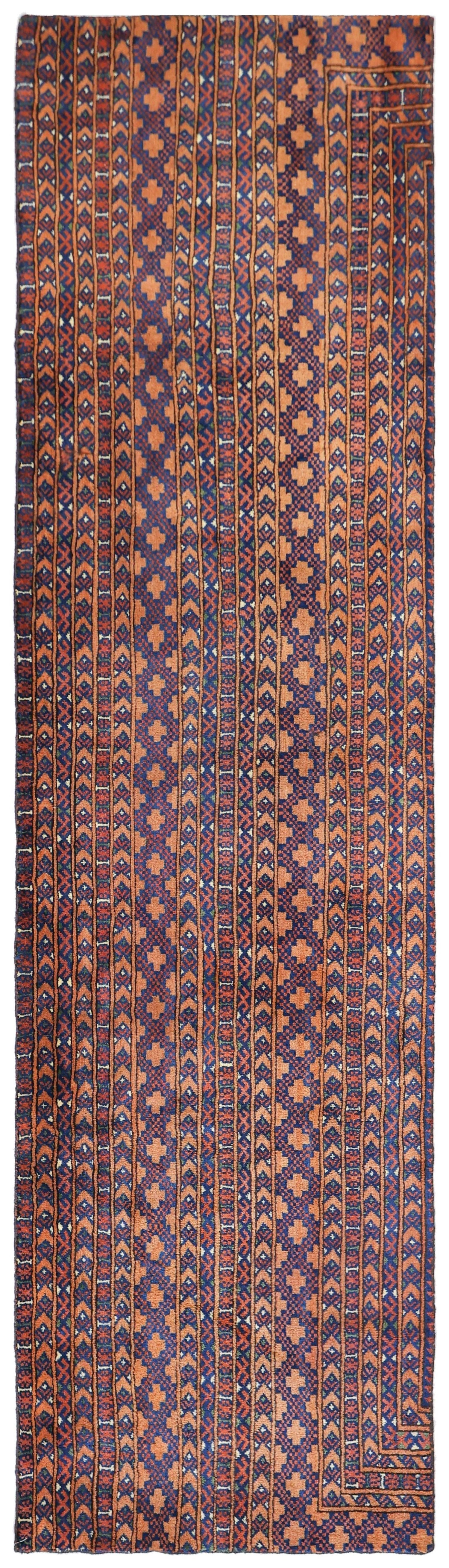 Ersari Fragment Handwoven Tribal Rug