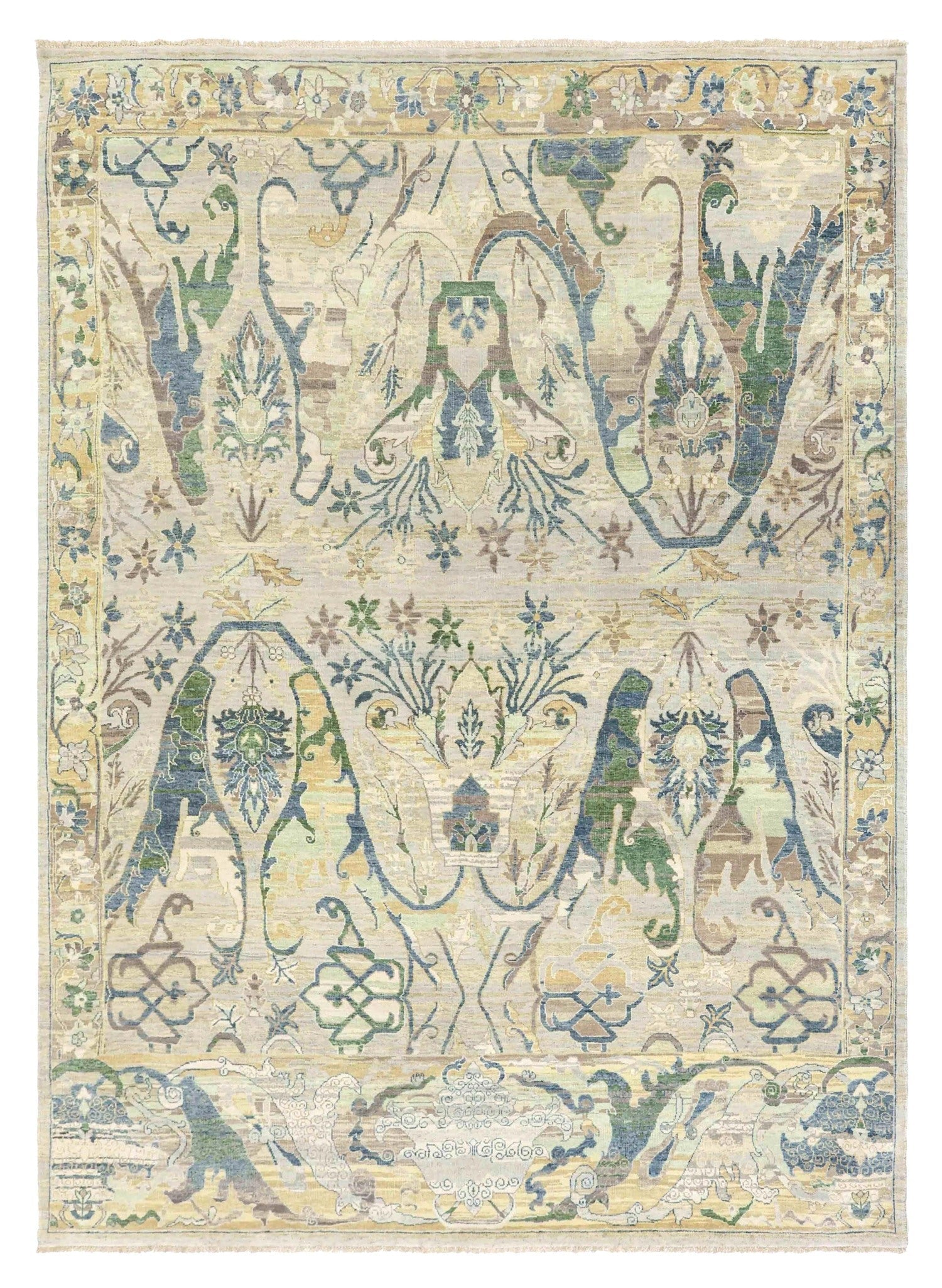 Garous Bijar Handwoven Tribal Rug