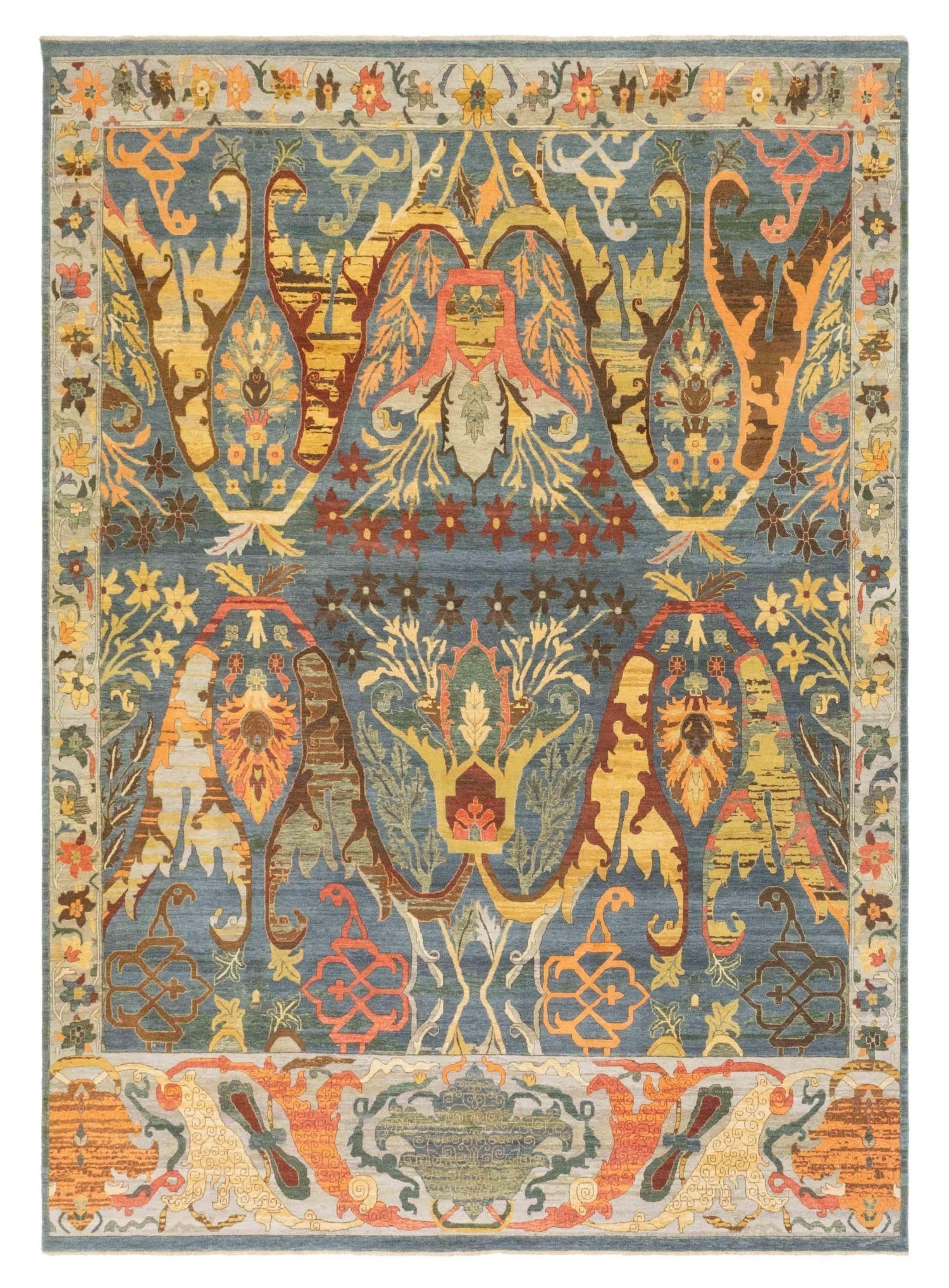 Garous Bijar Handwoven Tribal Rug