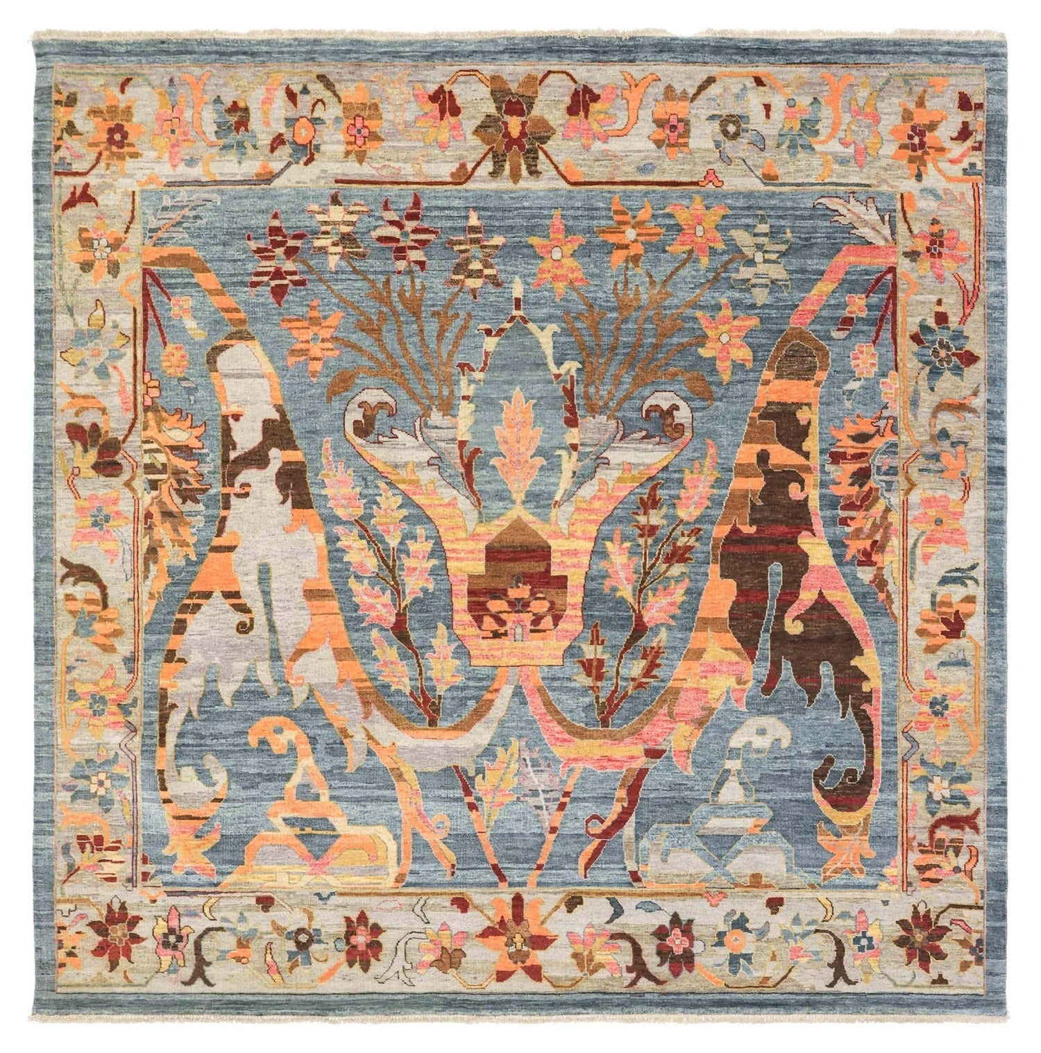 Garous Bijar Handwoven Tribal Rug