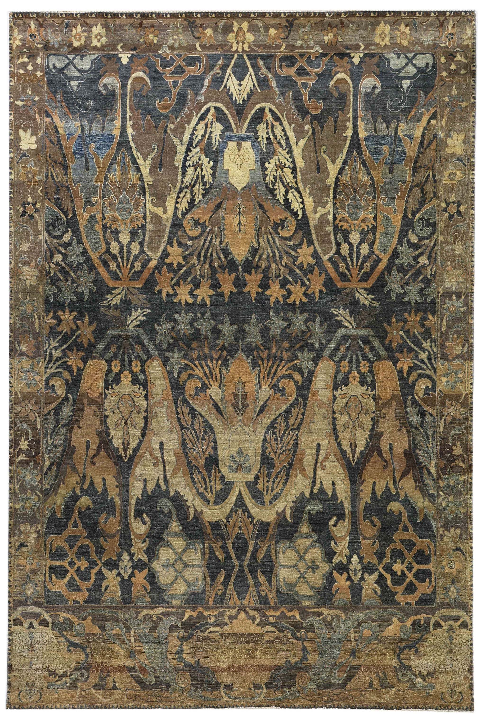 Garous Bijar Handwoven Tribal Rug