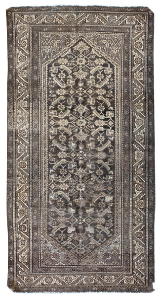 Antique Hamadan Handwoven Tribal Rug