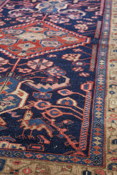 Vintage Hamadan Handwoven Tribal Rug, J69165