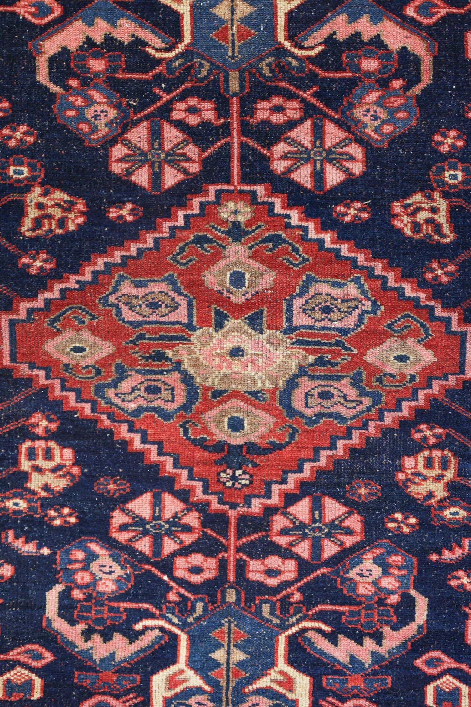 Vintage Hamadan Handwoven Tribal Rug, J69165