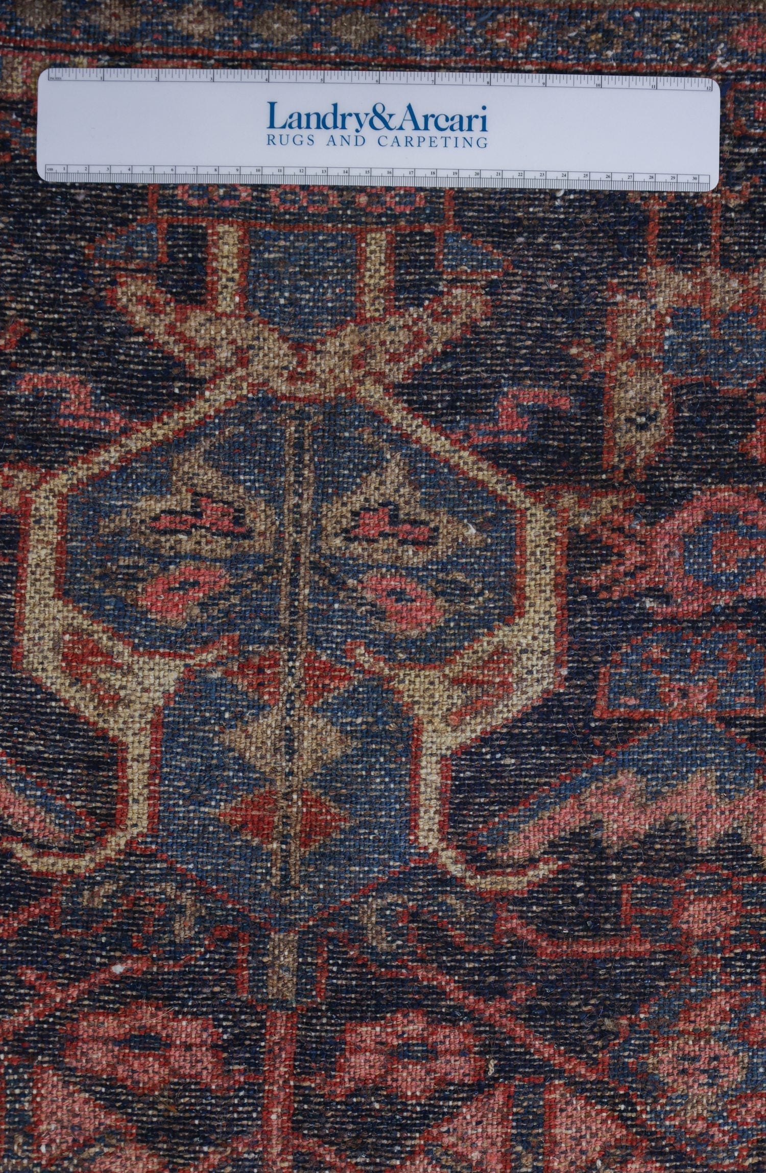 Vintage Hamadan Handwoven Tribal Rug, J69165