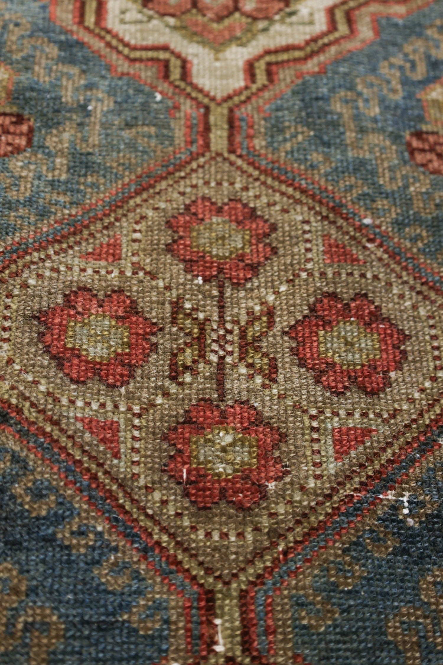 Vintage Hamadan Handwoven Tribal Rug, J69282