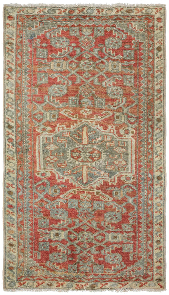 Vintage Hamadan Handwoven Tribal Rug