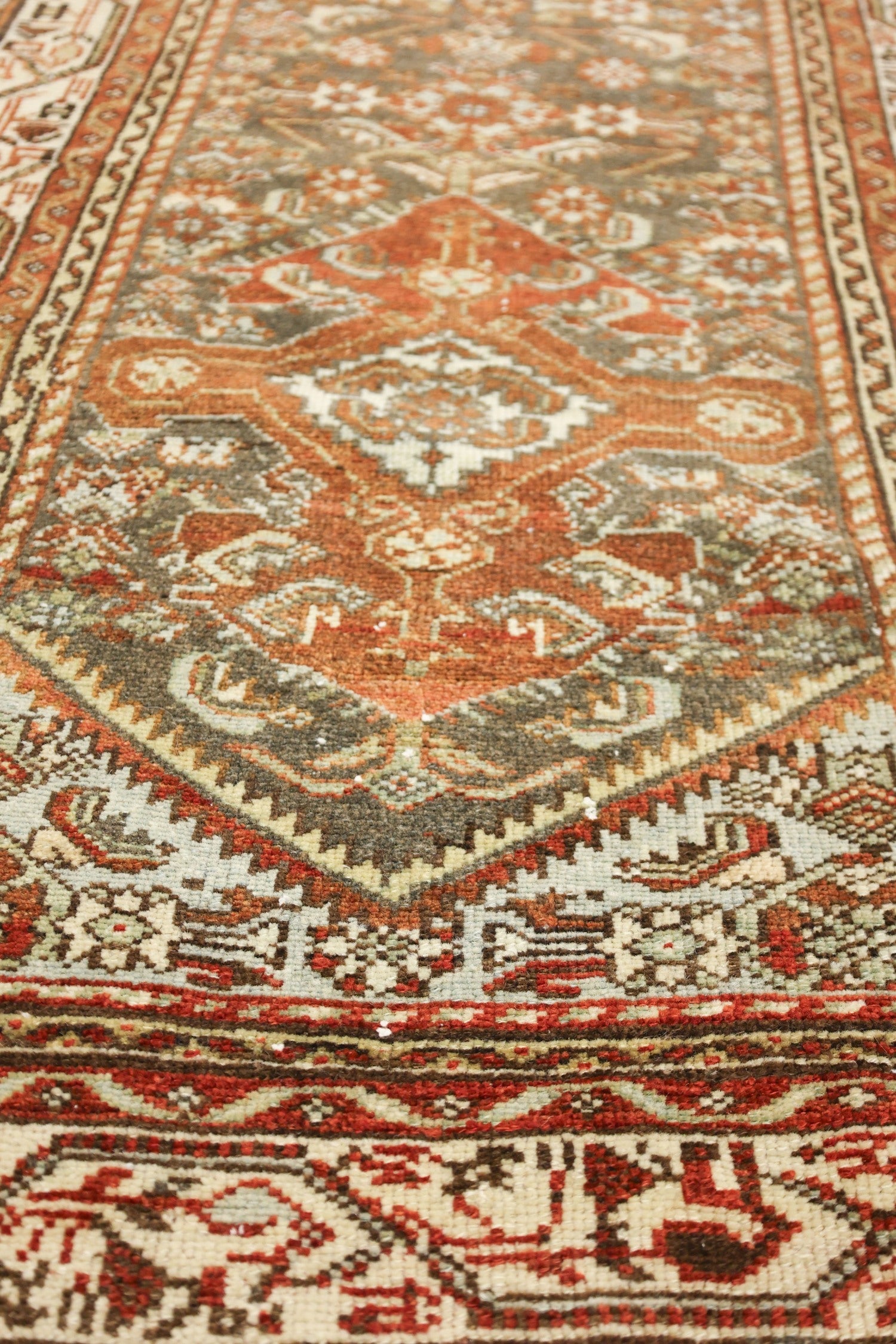 Slate Hamadan Handwoven Tribal Rug, J69662