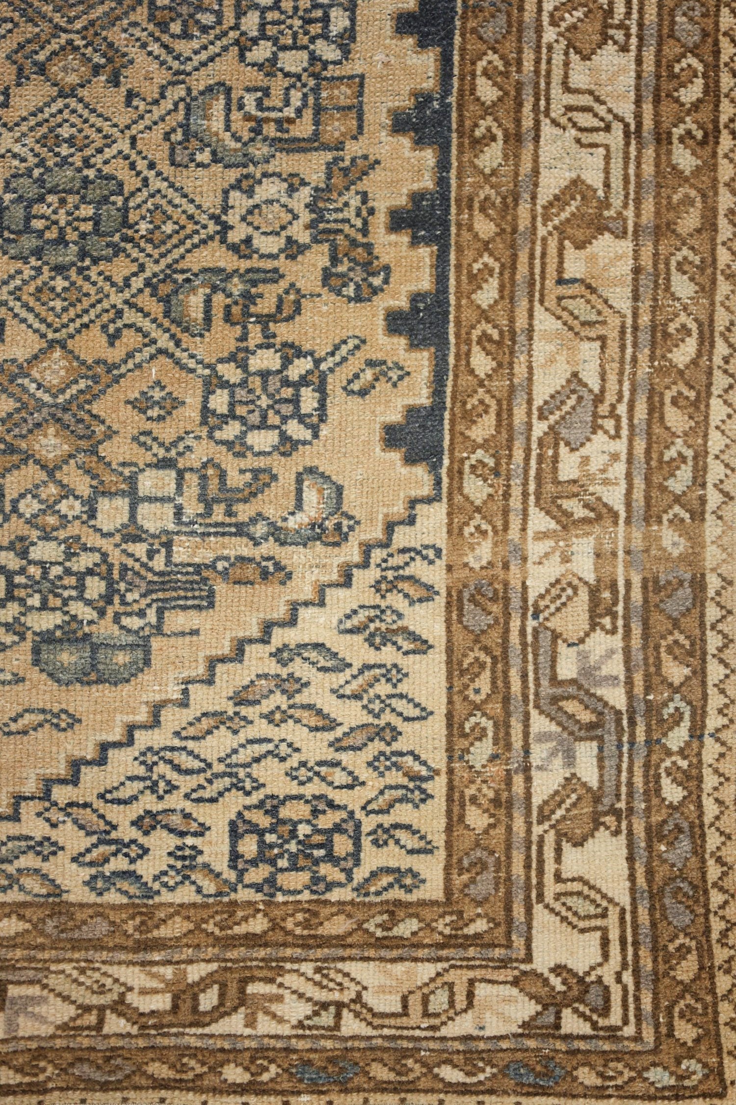 Vintage Hamadan Handwoven Tribal Rug, J73331