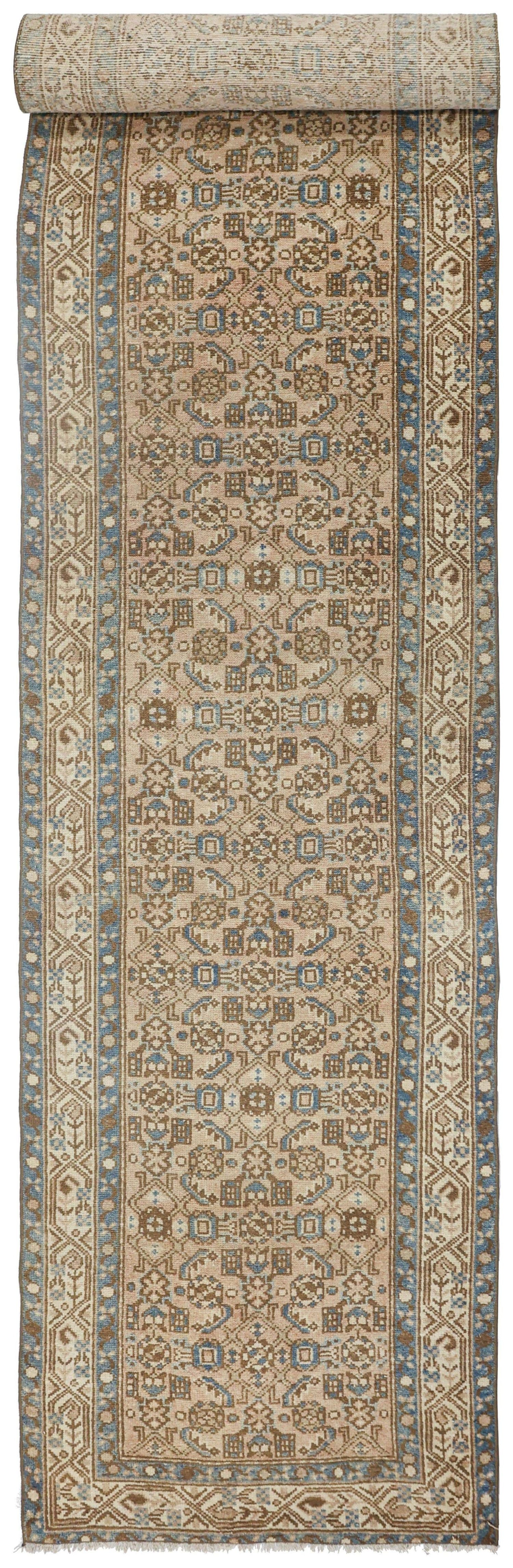 Vintage Hamadan Handwoven Tribal Rug