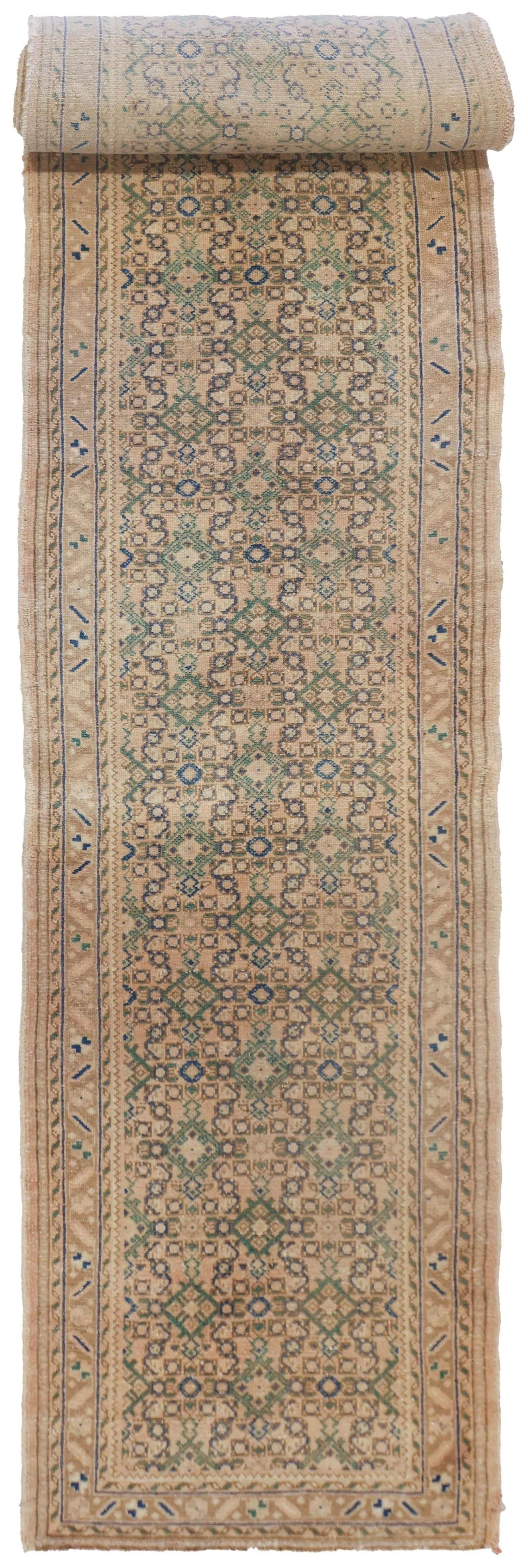 Vintage Hamadan Handwoven Tribal Rug