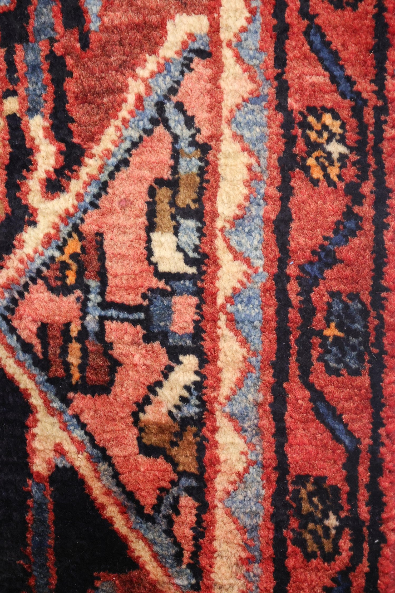 Vintage Hamadan Handwoven Tribal Rug, J75051