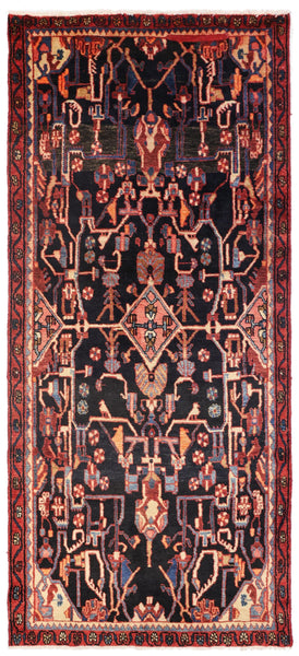 Vintage Hamadan Handwoven Tribal Rug