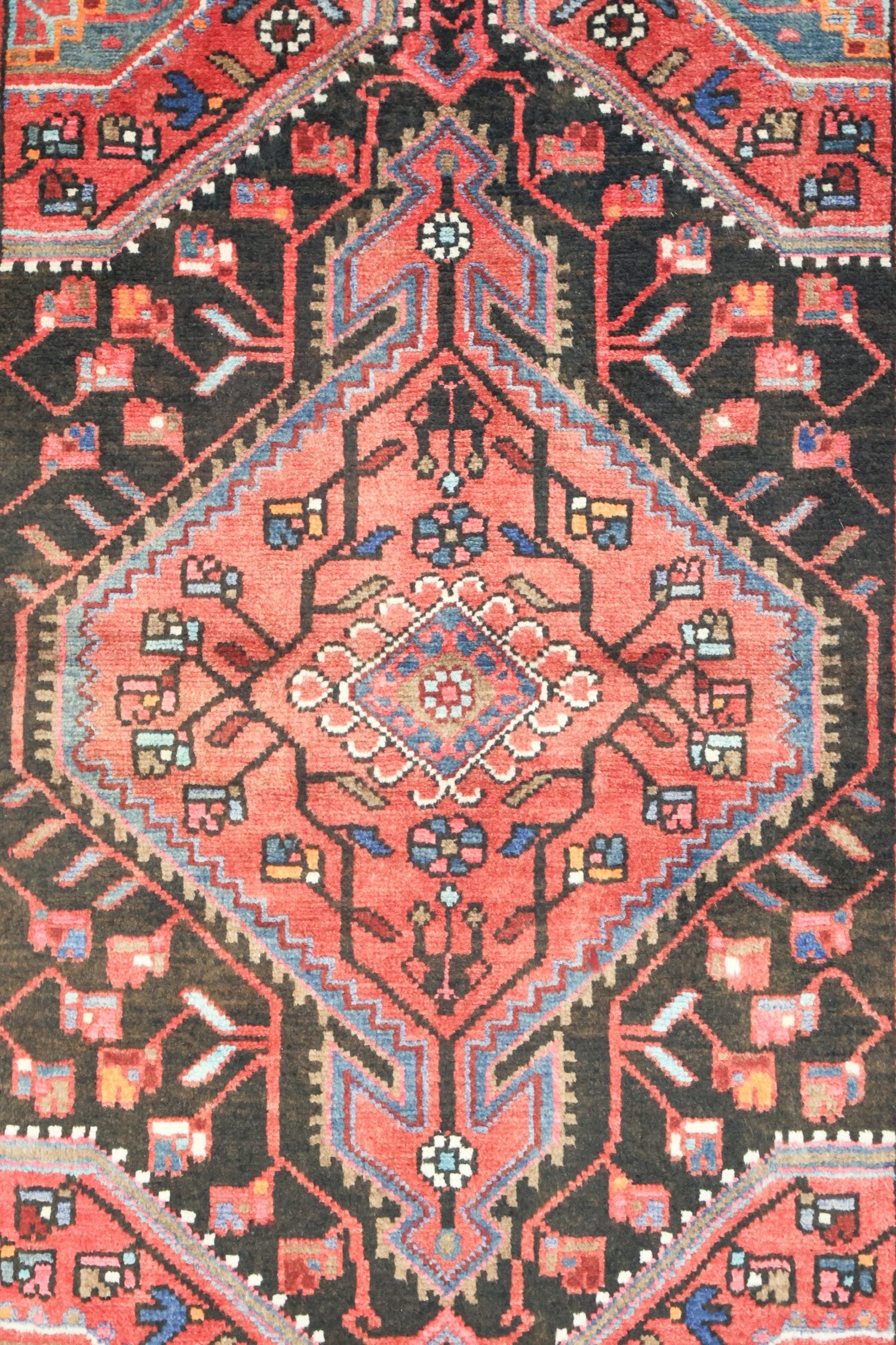 Vintage Hamadan Handwoven Tribal Rug, J75054