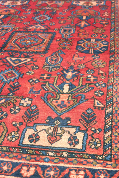 Vintage Hamadan Handwoven Tribal Rug, J75058