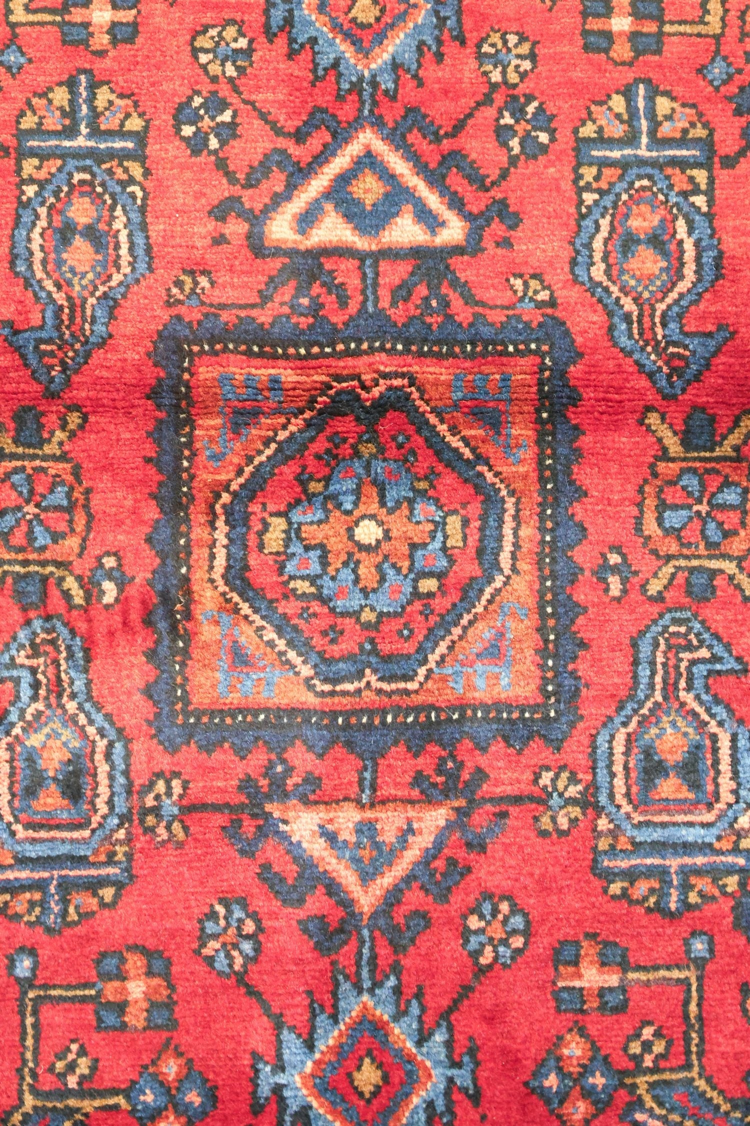 Vintage Hamadan Handwoven Tribal Rug, J75058