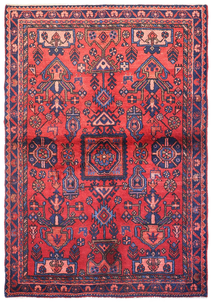 Vintage Hamadan Handwoven Tribal Rug