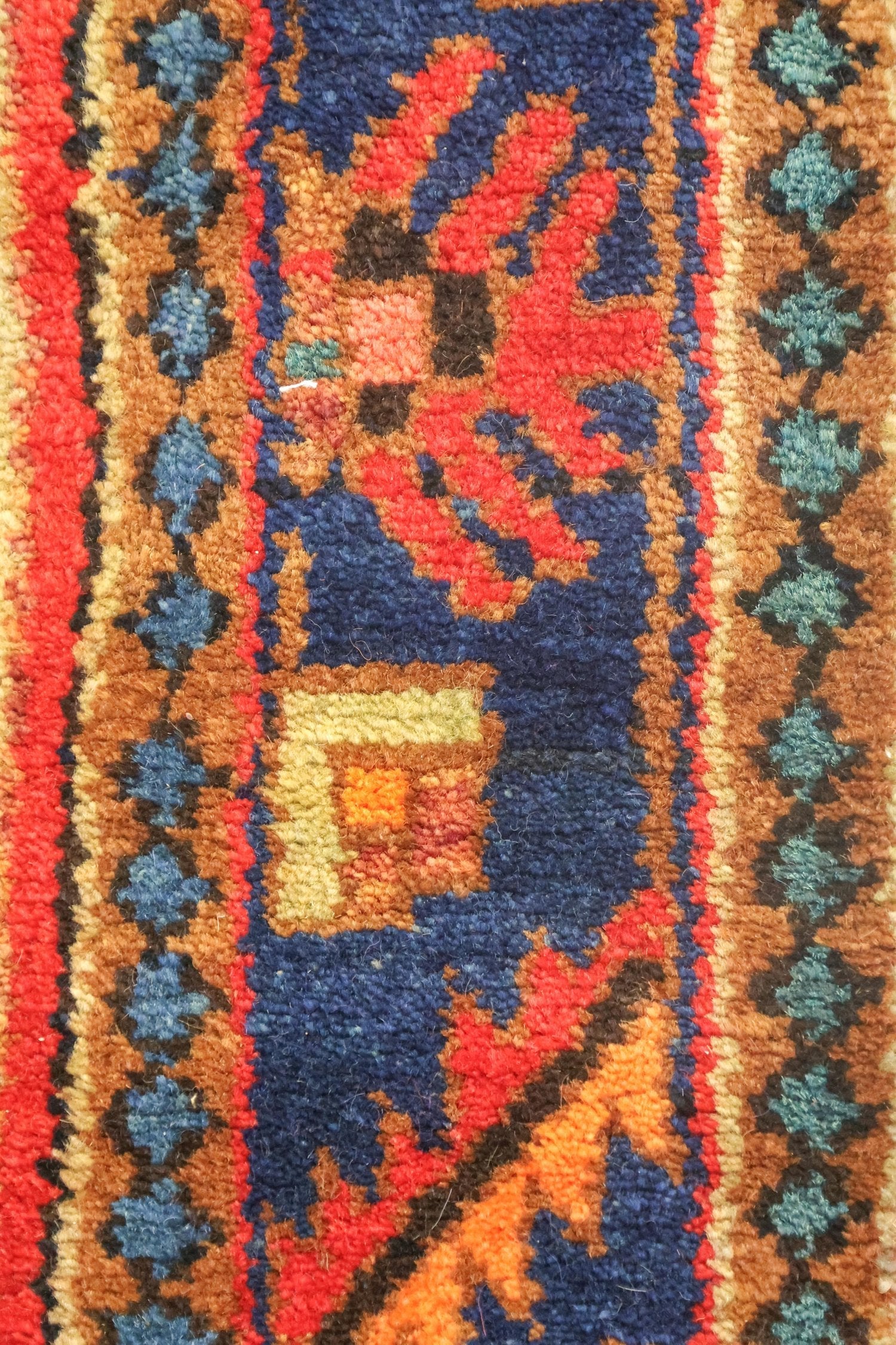 Vintage Hamadan Handwoven Tribal Rug, J75077