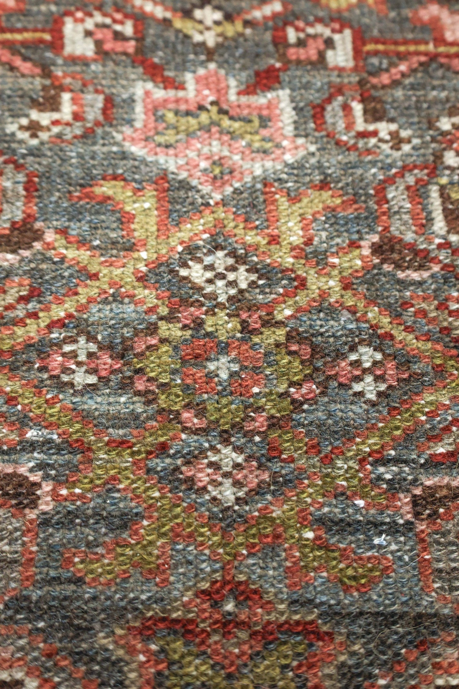 Vintage Hamadan Handwoven Tribal Rug, J75796