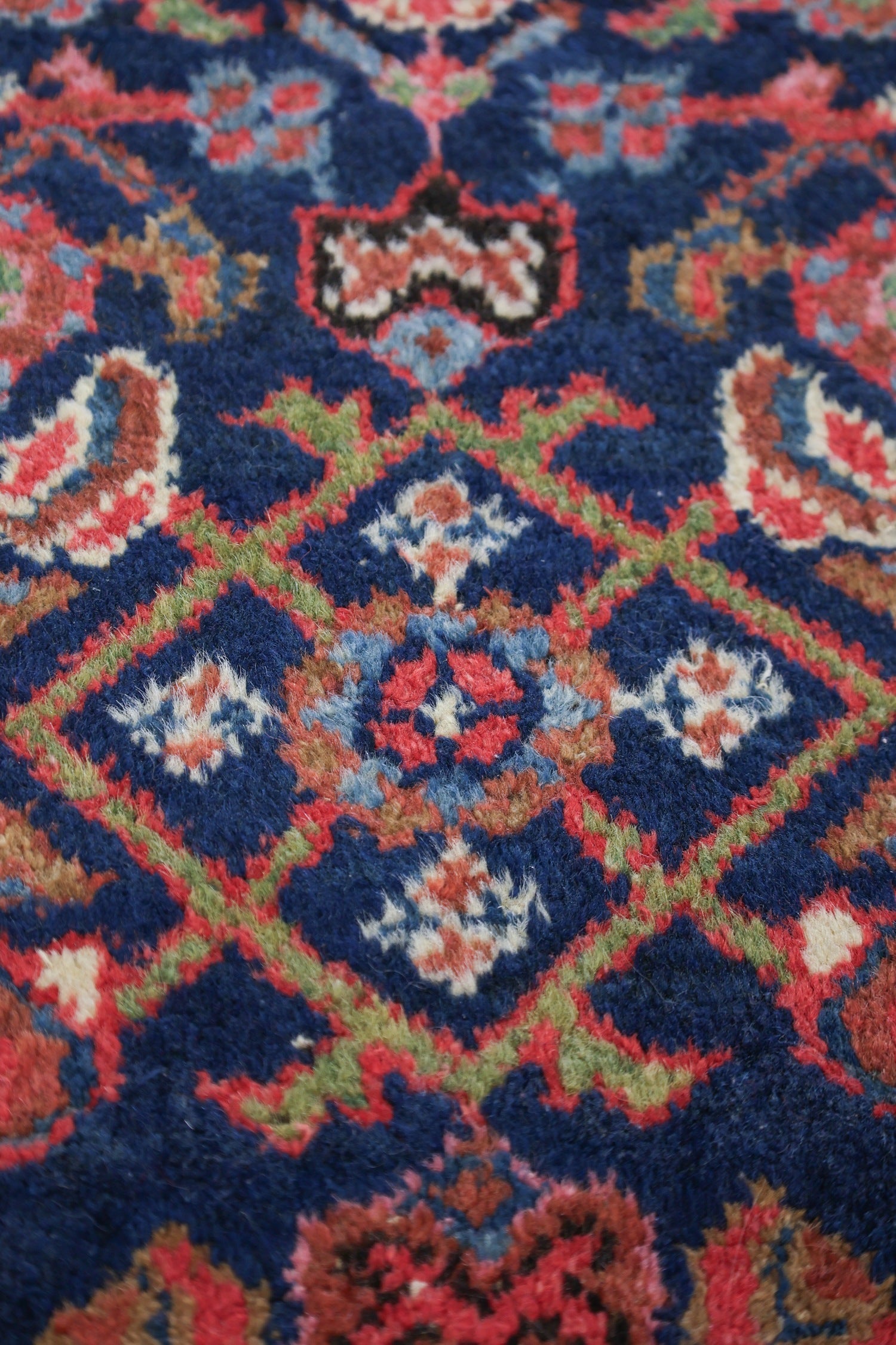 Antique Hamadan Handwoven Tribal Rug, J75901