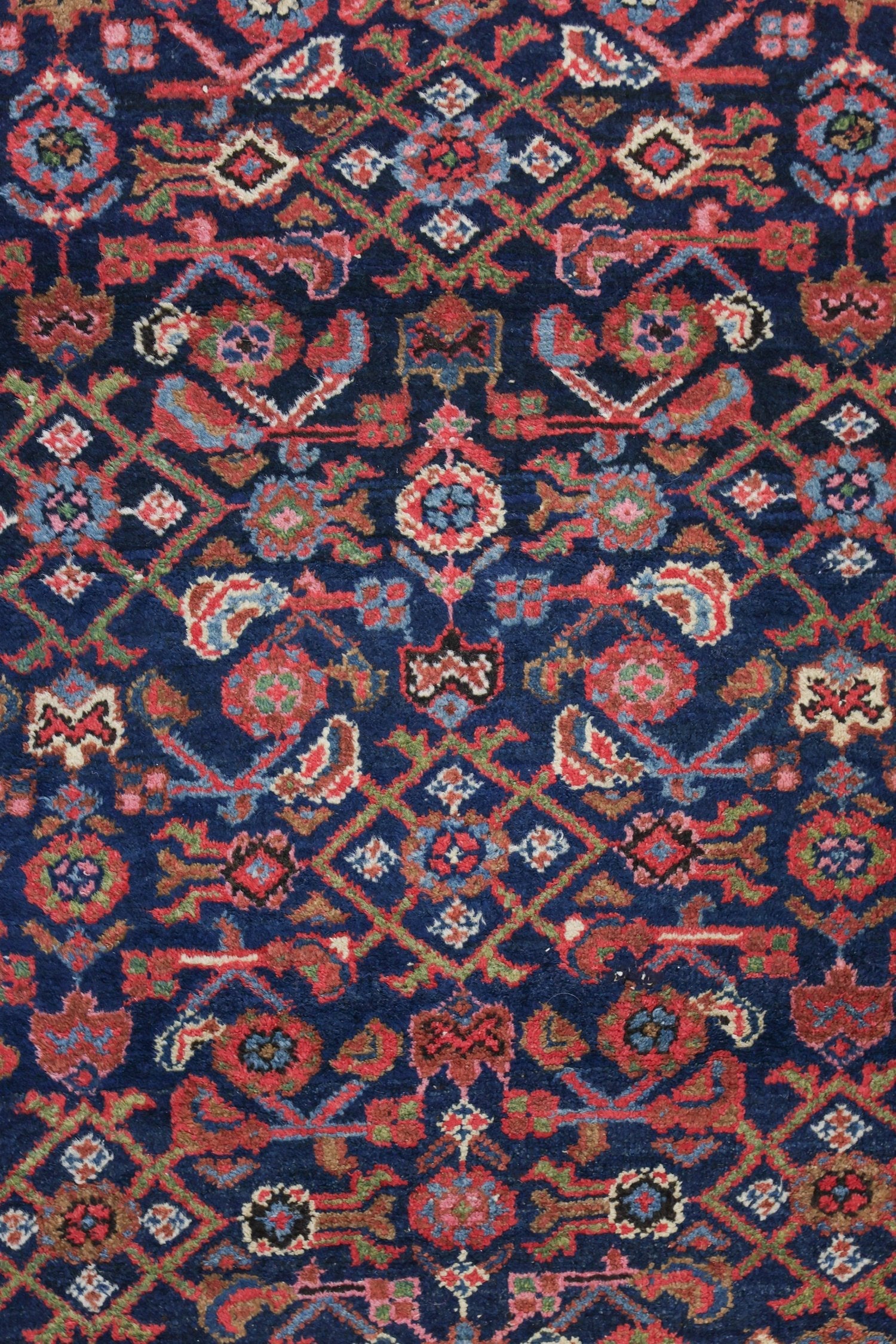 Antique Hamadan Handwoven Tribal Rug, J75901
